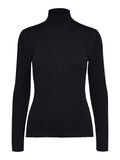 Selected RIBBED GLITTER TURTLENECK, Black, highres - 16087647_Black_988666_001.jpg