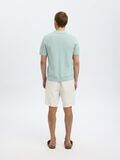 Selected CROCHET STYLE KNITTED POLO SHIRT, Winter Sky, highres - 16097572_WinterSky_004.jpg