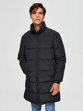 Selected LONGLINE WATTIERTE JACKE, Black, highres - 16074927_Black_003.jpg