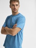 Selected SHORT-SLEEVED RELAXED FIT T-SHIRT, Bluejay, highres - 16077385_Bluejay_008.jpg