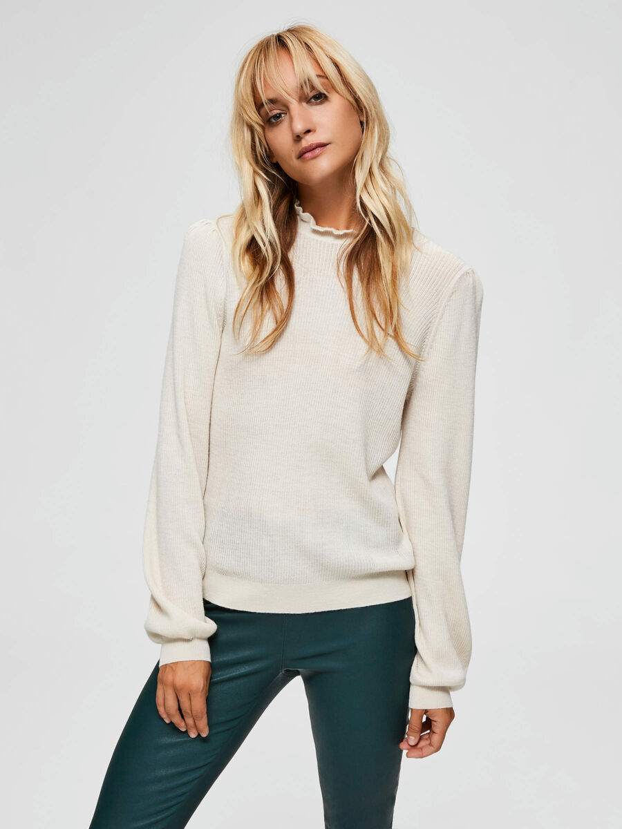 Selected BALLONMOUWEN SWEATER, Sandshell, highres - 16070630_Sandshell_003.jpg