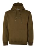 Selected EMBROIDERED HOODIE, Dark Olive, highres - 16090432_DarkOlive_001.jpg