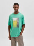 Selected CREW NECK T-SHIRT, Green Spruce, highres - 16083376_GreenSpruce_003.jpg