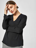 Selected RECYCLED - LONG SLEEVED BLOUSE, Black, highres - 16065487_Black_008.jpg