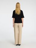 Selected WOOL BLEND SHORT SLEEVED CARDIGAN, Black, highres - 16096194_Black_004.jpg