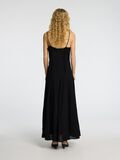 Selected VISCOSE MÉLANGÉE ROBE LONGUE, Black, highres - 16097003_Black_004.jpg