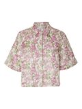 Selected FLORAL JACQUARD SHORT SLEEVED SHIRT, Snow White, highres - 16093123_SnowWhite_1090825_001.jpg