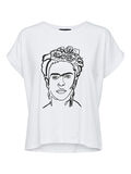 Selected IMPRIMÉ FRIDA KAHLO - T-SHIRT, White, highres - 16075658_White_809274_001.jpg