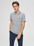 Selected REGULAR FIT POLO, Medium Grey Melange, highres - 16062542_MediumGreyMelange_003.jpg