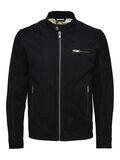 Selected CUERO DE GAMUZA CHAQUETA, Black, highres - 16079414_Black_001.jpg