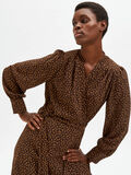 Selected PRINTET SLÅ OM KJOLE, Coffee Bean, highres - 16080887_CoffeeBean_881354_008.jpg