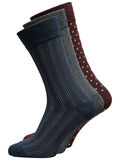 Selected LOT DE 3 - CHAUSSETTES, Dark Sapphire, highres - 16060549_DarkSapphire_600954_001.jpg