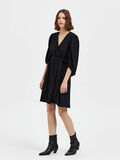 Selected RIBBED DRESS, Black, highres - 16086163_Black_005.jpg