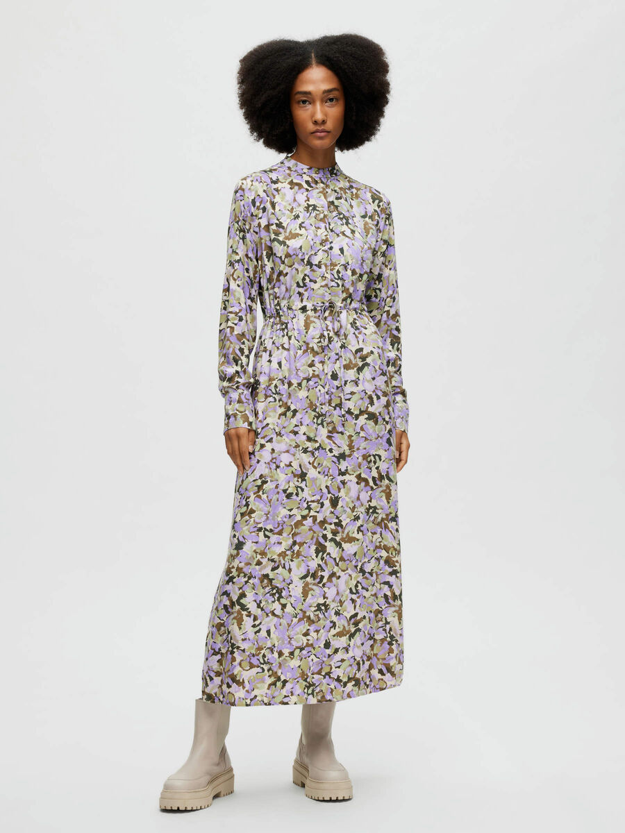 Selected FLORAL MAXI DRESS, Sandshell, highres - 16088077_Sandshell_992158_003.jpg