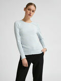 Selected GESTREEPT T-SHIRT MET LANGE MOUWEN, Cashmere Blue, highres - 16077379_CashmereBlue_820709_003.jpg