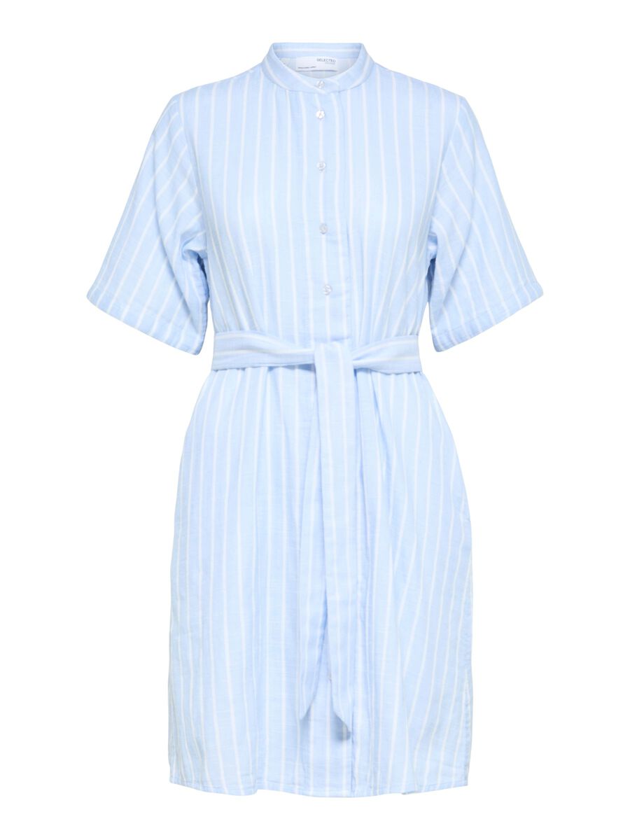 Striped mini dress, Selected