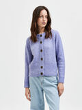 Selected LONG-SLEEVED KNITTED CARDIGAN, Jacaranda, highres - 16065511_Jacaranda_980338_003.jpg