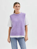 Selected MÉLANGE PETITE GILET TRICOTÉ, Violet Tulip, highres - 16084774_VioletTulip_003.jpg