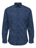 Selected ALL-OVER PRINT - SHIRT, Navy Blazer, highres - 16069042_NavyBlazer_701874_001.jpg