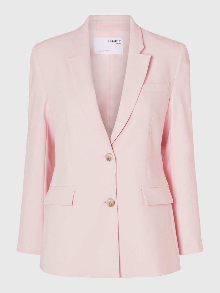 Selected VISCOSE BLEND CLASSIC  BLAZER, Cradle Pink, highres - 16093884_CradlePink_1105711_001.jpg