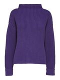 Selected WIDE ROLL NECK PULLOVER, Acai, highres - 16075489_Acai_001.jpg