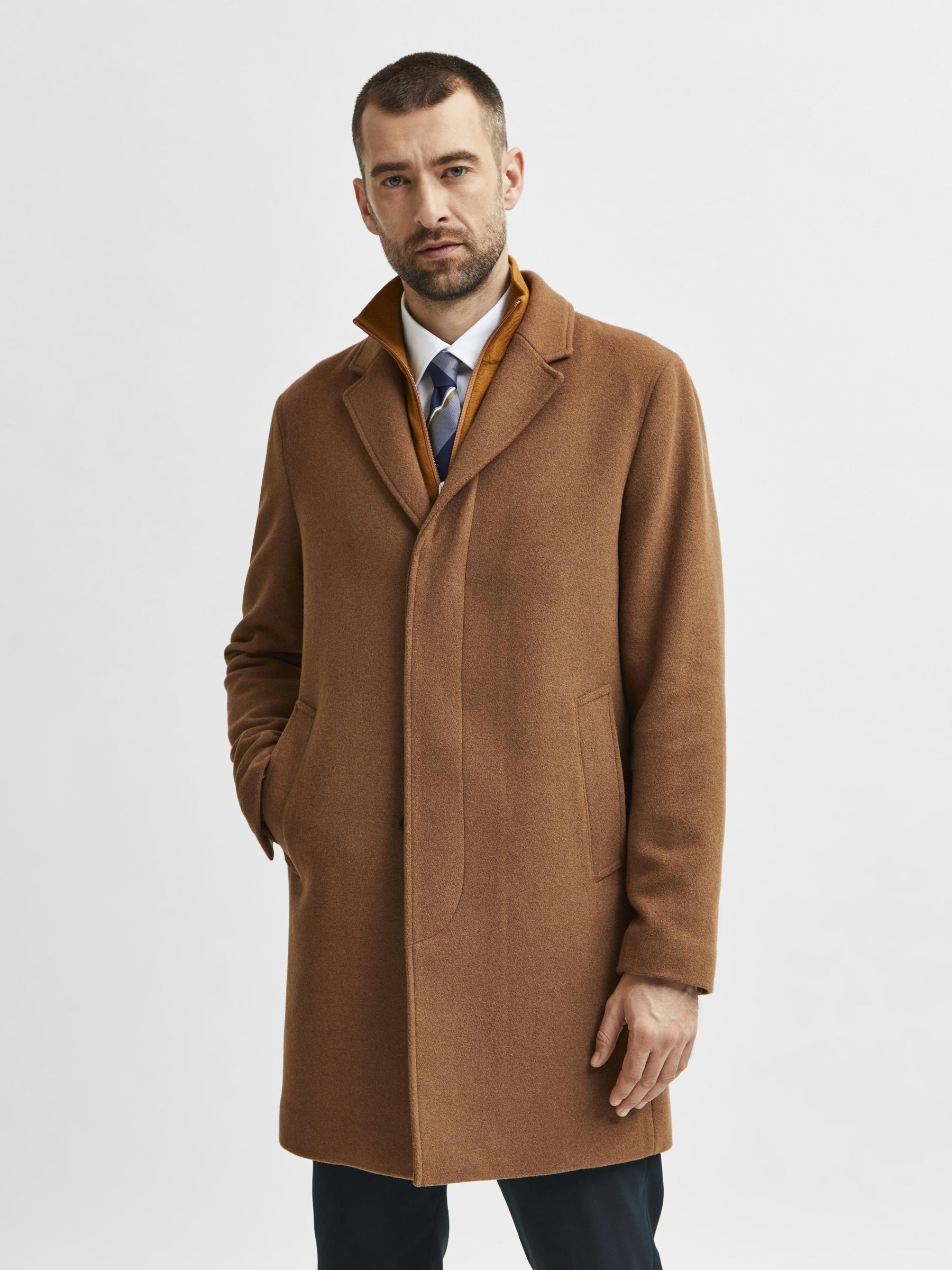 selected wool coat