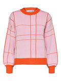 Selected CHECKED KNITTED JUMPER, Sweet Lilac, highres - 16089114_SweetLilac_1020789_001.jpg