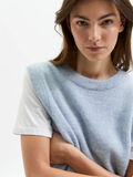 Selected RUND HALSUDSKÆRING STRIK VEST, Cashmere Blue, highres - 16083617_CashmereBlue_915219_006.jpg