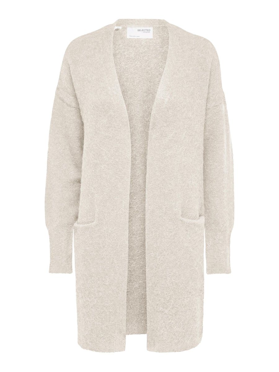 Long Knitted Cardigan - Selected - Modalova