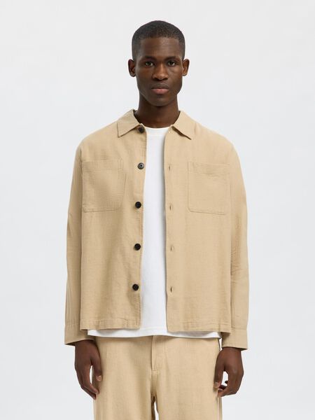 Selected LEINENMIX OVERSHIRT, Incense, highres - 16096220_Incense_1155096_003.jpg