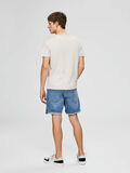 Selected T-SHIRT, Off. White Melange, highres - 16072503_OffWhiteMelange_004.jpg