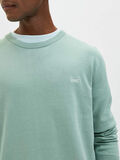 Selected LONG SLEEVED KNITTED PULLOVER, Granite Green, highres - 16083961_GraniteGreen_006.jpg