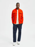 Selected BUTTON DOWN CORDUROY SHIRT, Pureed Pumpkin, highres - 16082684_PureedPumpkin_005.jpg