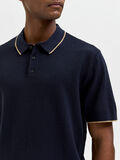 Selected GESTRICKTES POLO SHIRT, Sky Captain, highres - 16083930_SkyCaptain_925256_006.jpg