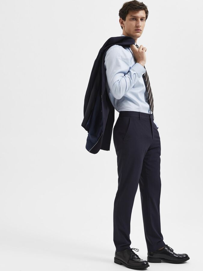 175 SLIM FIT HOSE | Blau | SELECTED HOMME®
