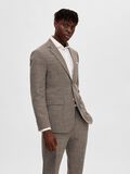 Selected COUPE SLIM BLAZER À SIMPLE BOUTONNAGE, Dark Sand Melange, highres - 16087870_DarkSandMelange_003.jpg