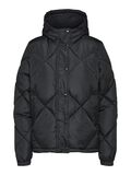 Selected HOODED PUFFER JACKET, Black, highres - 16080190_Black_001.jpg