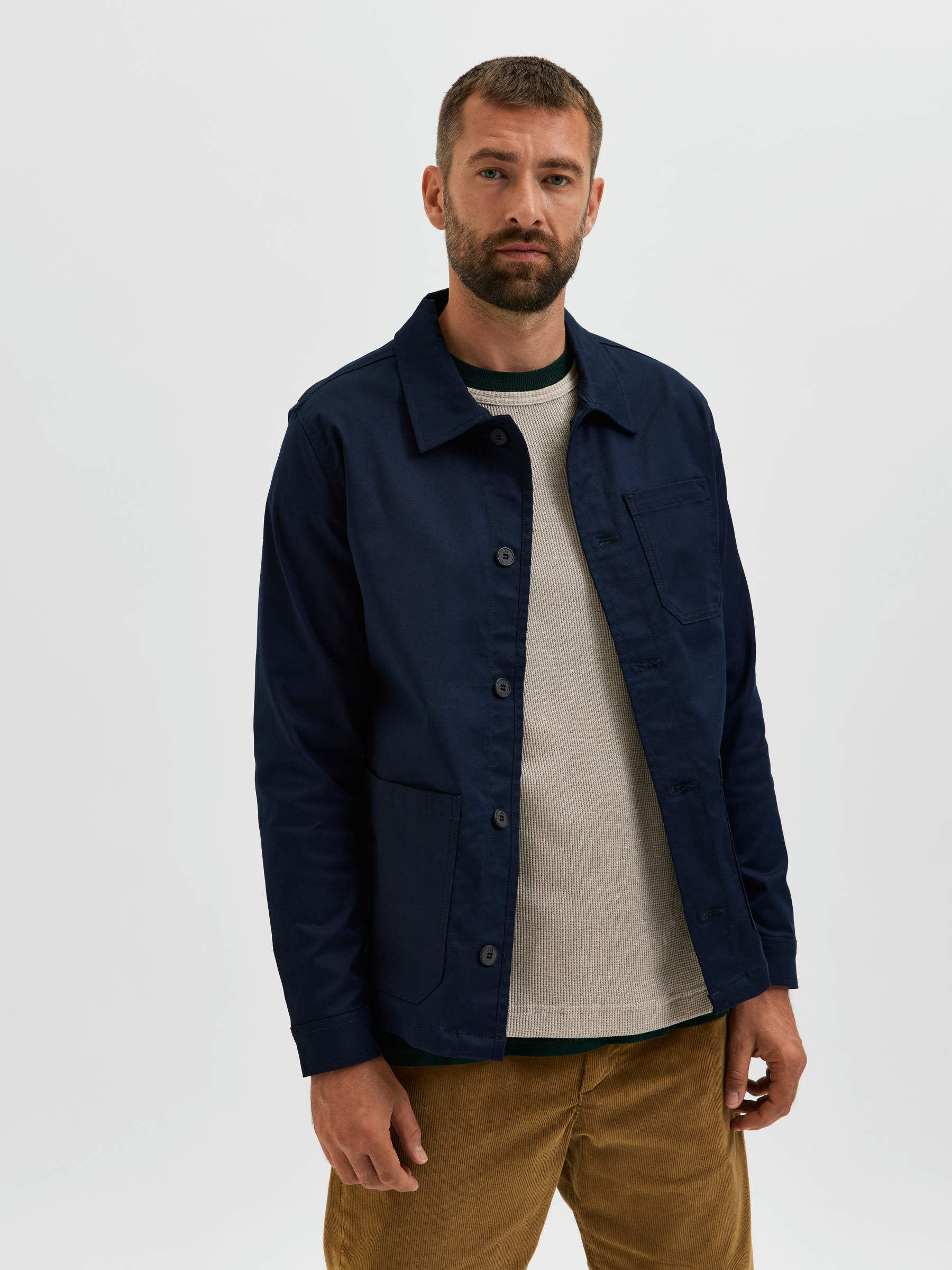 selected homme worker jacket