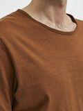 Selected CREW NECK T-SHIRT, Toffee, highres - 16071775_Toffee_006.jpg