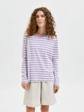 Selected STRIPED LONG-SLEEVED T-SHIRT, Violet Tulip, highres - 16065930_VioletTulip_663046_003.jpg