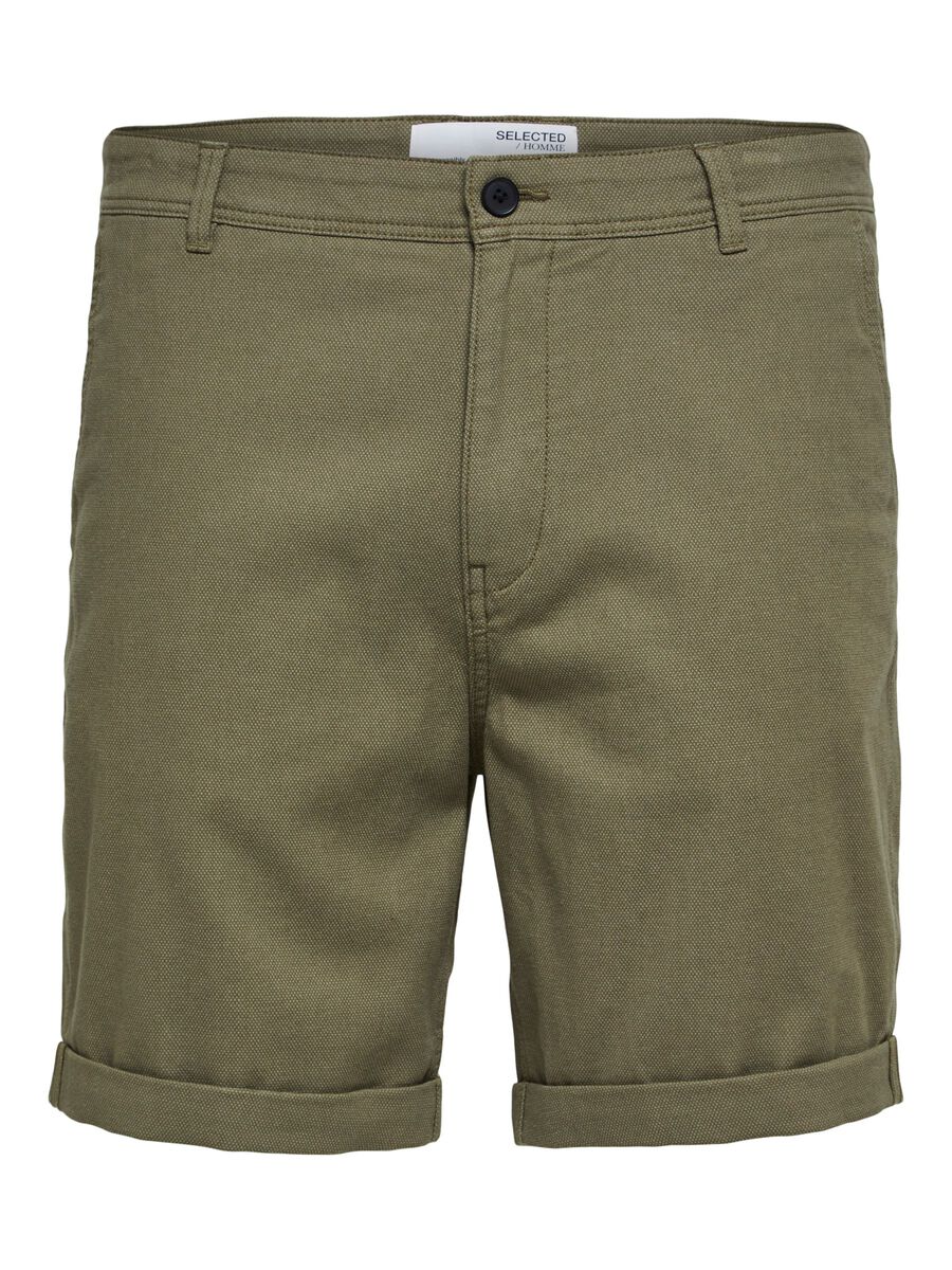 Selected KATOENEN CHINO SHORT, Burnt Olive, highres - 16082506_BurntOlive_1049655_001.jpg