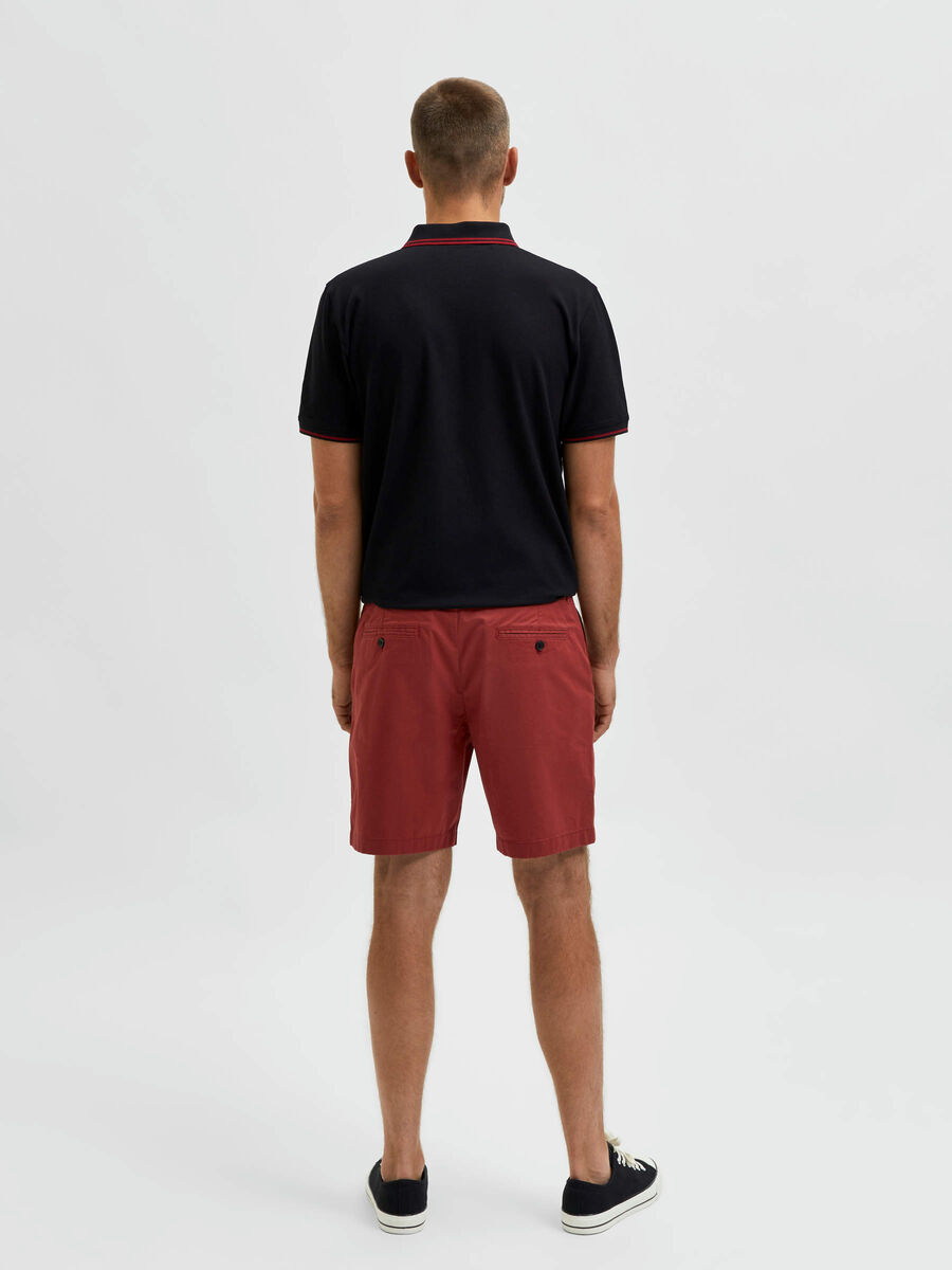 Selected COMFORT FIT SHORTS, Cowhide, highres - 16083844_Cowhide_004.jpg