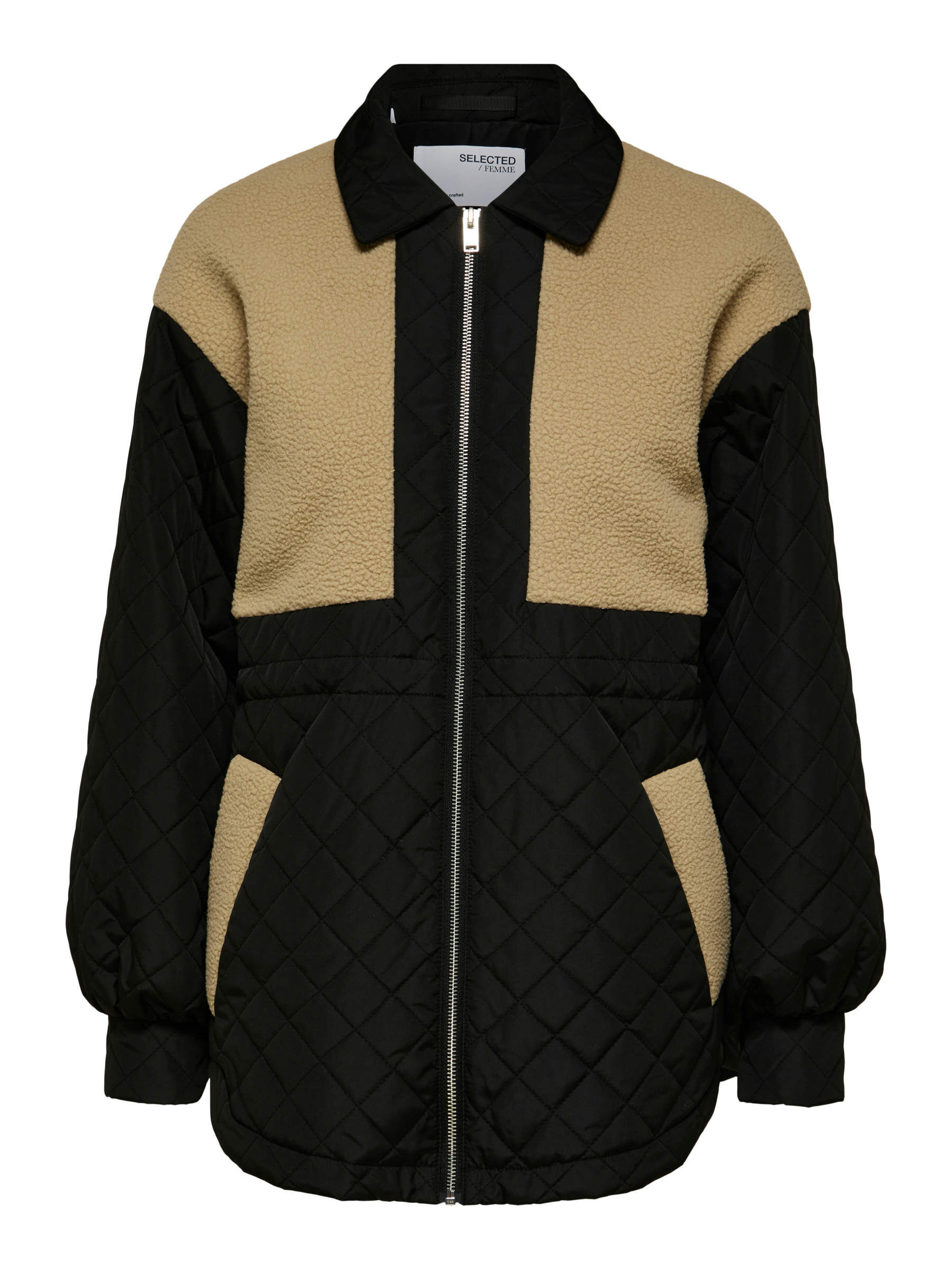 Selected femme teddy wrap coat online
