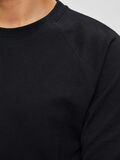 Selected CREW NECK - SWEATSHIRT, Black, highres - 16072157_Black_006.jpg