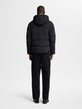 Selected HOODED PUFFER JACKET, Black, highres - 16089957_Black_004.jpg