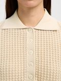 Selected COTTON KNITTED POLO SHIRT, Birch, highres - 16100103_Birch_006.jpg