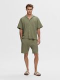 Selected WAFFLED SHORT SLEEVED SHIRT, Vetiver, highres - 16094904_Vetiver_005.jpg