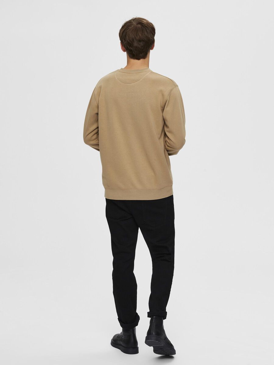 Selected BLØD REGULAR FIT SWEATSHIRT, Kelp, highres - 16080318_Kelp_004.jpg