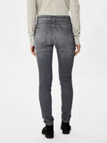 Selected HIGH WAIST - JEANS SLIM FIT, Grey Denim, highres - 16056818_GreyDenim_004.jpg