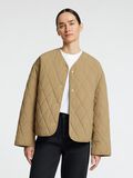 Selected QUILTED SHORT JACKET, Greige, highres - 16099317_Greige_003.jpg